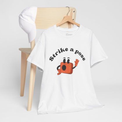 t-shirt strike a pose