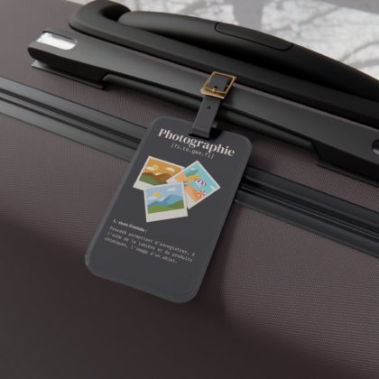 Etiquette de bagage "Photographie"